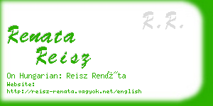 renata reisz business card